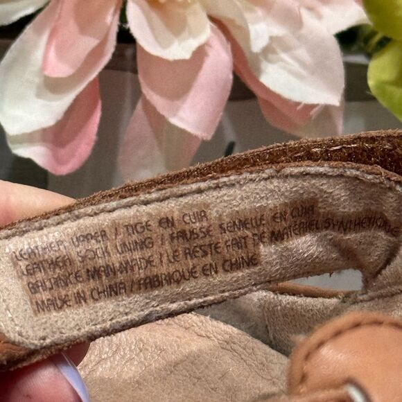 Earth Origins Kara Curie Closed Toe Leather Sandals Brown Women’s Sz 10 - Picture 10 of 13